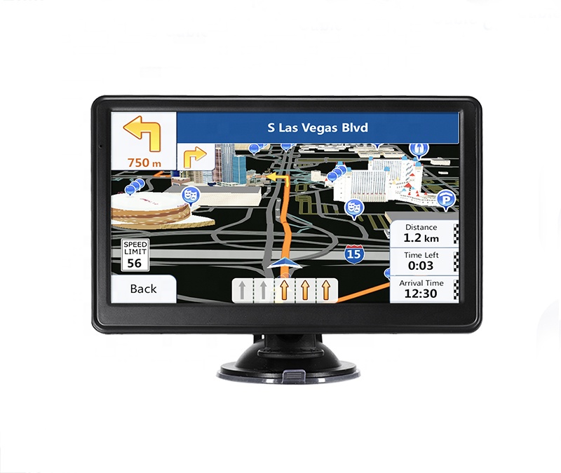 Truck SAT NAV navigazione GPS 7 "HD Touch Screen capacitivo 256MB 8G navigatore GPS con mappe del mondo FreeFree