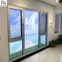 Soldadura sin costuras del nuevo modelo Puertas y ventanas de diseño moderno de calidad premium 80-80 Ventanas abatibles silenciosas