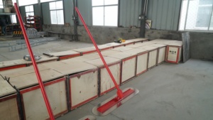 Règle à béton en acier inoxydable à pousser manuellement avec engrenage, outil de finition du béton 5 kg, règle à béton directement de l'usine - Product Image 6