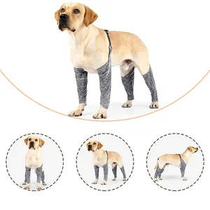 Ropa de pantalones de cuatro patas para perros, resistente a la orina, a prueba de suciedad, cubierta de pierna con correa ajustable, novedad