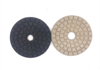 Disque abrasif diamanté noir et blanc de 4 pouces à dureté moyenne JDK, personnalisable OEM pour le meulage du granit
