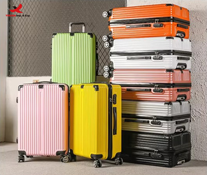 RTS Bulk Expandable Luggage <b>Suitcase</b> Aluminium Alloy Tie Rod Travel <b>Suitcase</b> Multifunctional Smart Trolley Luggage Set - Product Image 1