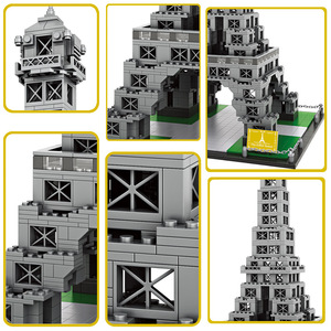 Educational Eiffel Tower <b>Building</b> Kit 3D DIY STEM Construction Toy Plastic Architecture Blocks for Kids Paris Landmark <b>Model</b> Set - Product Image 4