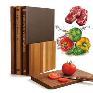 Planche à découper en bois d'<span class=keywords><strong>acacia</strong></span>, planches à découper en bois pour la cuisine avec poignée, planche à découper en bois naturel pour la préparation des aliments - Product Image 6