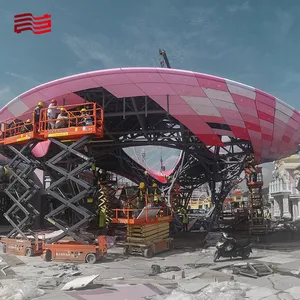 Cấu trúc thép nghệ thuật sáng tạo ngoài trời đô thị với ánh sáng LED cho cảnh quan và trung tâm mua sắm - Product Image 4