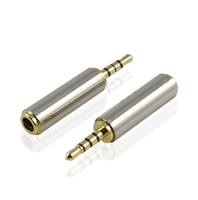 Prise femelle 3.5mm vers prise mâle 2.5mm Adaptateur audio 4 pôles