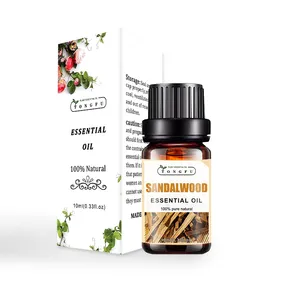 Sandalwood Oil 100% Pure natural Organic Sandalwood Essential Oil For Apply to skin, massage, sleep, perfume and hair