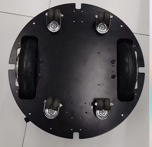 50 किलो पेलोड छोटे आकार के मिनी पहिया रोबोट चेसिस छोटे डिलीवरी कार मोबाइल रोबोट प्लेटफॉर्म संकीर्ण क्षेत्र रोबोट - Product Image 4