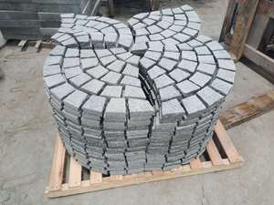 Nuovo G654 Granito Pavimentazione di Pietra del Ciottolo Sulla Maglia, Ciottoli Maglia - Product Image 5