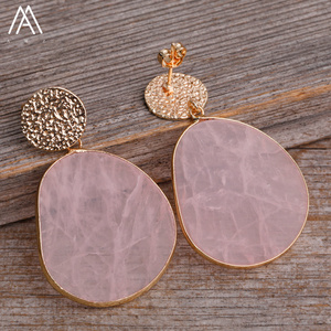Pendientes de piedra preciosa Natural para mujer, joyería romántica, regalo de moda - Product Image 4