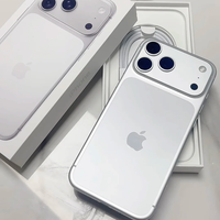Teléfono Inteligente Apple iPhone 17 Pro Max, 5G, 12GB, 256GB/512GB, Cámara de 108MP, Pantalla AMOLED de 6.8'', 6800mAh, Carga Rápida, Desbloqueado Global