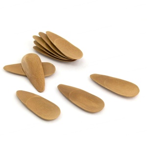 Espátula cosmética Facial de bambú desechable ecológica al por mayor de fábrica para el cuidado de la belleza logotipo privado - Product Image 5