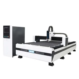 Mesin Pemotong Laser Serat Desktop 1530 CNC Harga Wajar Pemotong Logam Lembar 1kw
