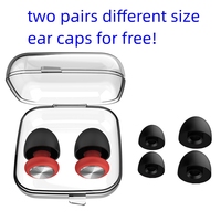 Bouchons d'oreille en silicone avec 2 paires de bouchons d'oreille gratuits pour la natation et le sommeil.