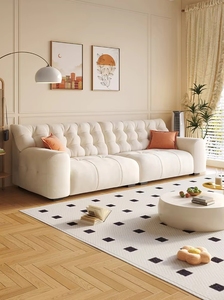 ชุดโซฟาหนังรูปตัวแอล สไตล์อิตาเลียนหรูหราทันสมัยสำหรับนั่งพักผ่อน - Product Image 2
