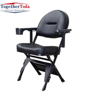 Chaise de sport portable pliable pour activités extérieures, chaise VIP personnalisée rembourrée pour assise au sol imbriquée, chaise de stade pour équipes sportives