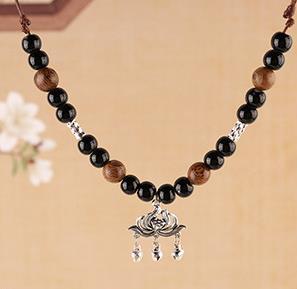 Venta al por mayor de collares de mariposa de estilo étnico <span class=keywords><strong>chino</strong></span> nicho estilo antiguo cadenas largas de suéter cadenas de clavícula tejidas - Product Image 6