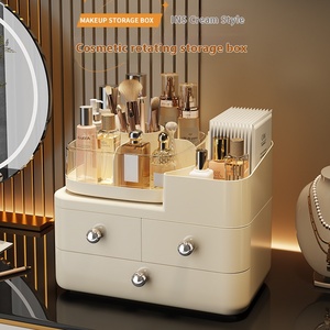 2025 ánh sáng mới sang trọng mỹ phẩm hộp lưu trữ-Máy tính để bàn/bàn trang điểm tổ chức cho các sản phẩm chăm sóc da, son môi & bàn chải trang điểm - Product Image 2