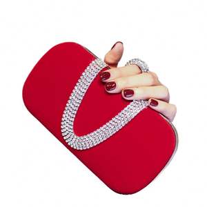 Factory Wholesale Metal Hollow Animal Diamond Purse Luxury Crystal Bag Women's Rhinestone <b>Clutch</b> Evening Bag Handbag in Stock - Product Image 4