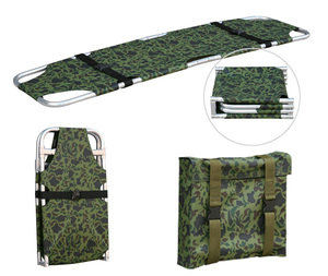 Camilla Plegable Ligera de Acero Inoxidable, Ahorra Espacio, Resistente, Equipo de Primeros Auxilios para Exteriores - Product Image 3