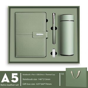 Coffret Cadeau de Luxe IStapromo pour Entreprises : Carnet A5 en Cuir PU, Stylo, Mug Isotherme et Clé USB - Product Image 6