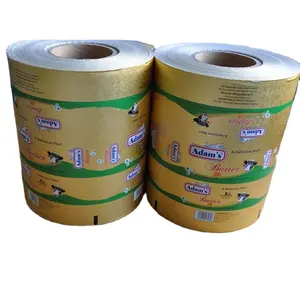 supplier manufacturer factory aluminium foil food packaging laminated butter wrapping paper