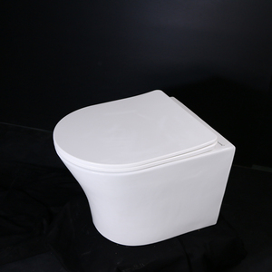 Cho một mảnh hiện đại nhà vệ sinh gốm với mềm đóng Seat Bìa dual-tuôn ra tầng gắn tường Treo <span class=keywords><strong>Wc</strong></span> - Product Image 3