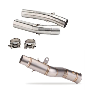 Pot d'échappement Slip-on pour Yamaha <span class=keywords><strong>YZF</strong></span>-R1 2004 2005 2006 2007 2008 2009 2010 <span class=keywords><strong>2011</strong></span> 2012 2013 2014, avec tube de liaison intermédiaire pour moto - Product Image 5