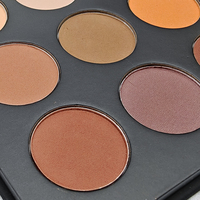 Palette de fard à paupières végétalienne haute pigmentée de luxe 2024 vente en gros marque privée bricolage chatoyant maquillage mat 12 couleurs palette de fard à paupières