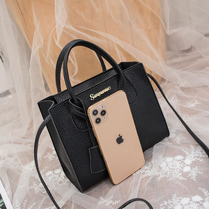 Bolsos para Mujer, Nuevos Bolsos de Mano de Moda, Diseño de Lichee, Elegantes, de un Solo Hombro, Pequeños y Cuadrados - Product Image 4