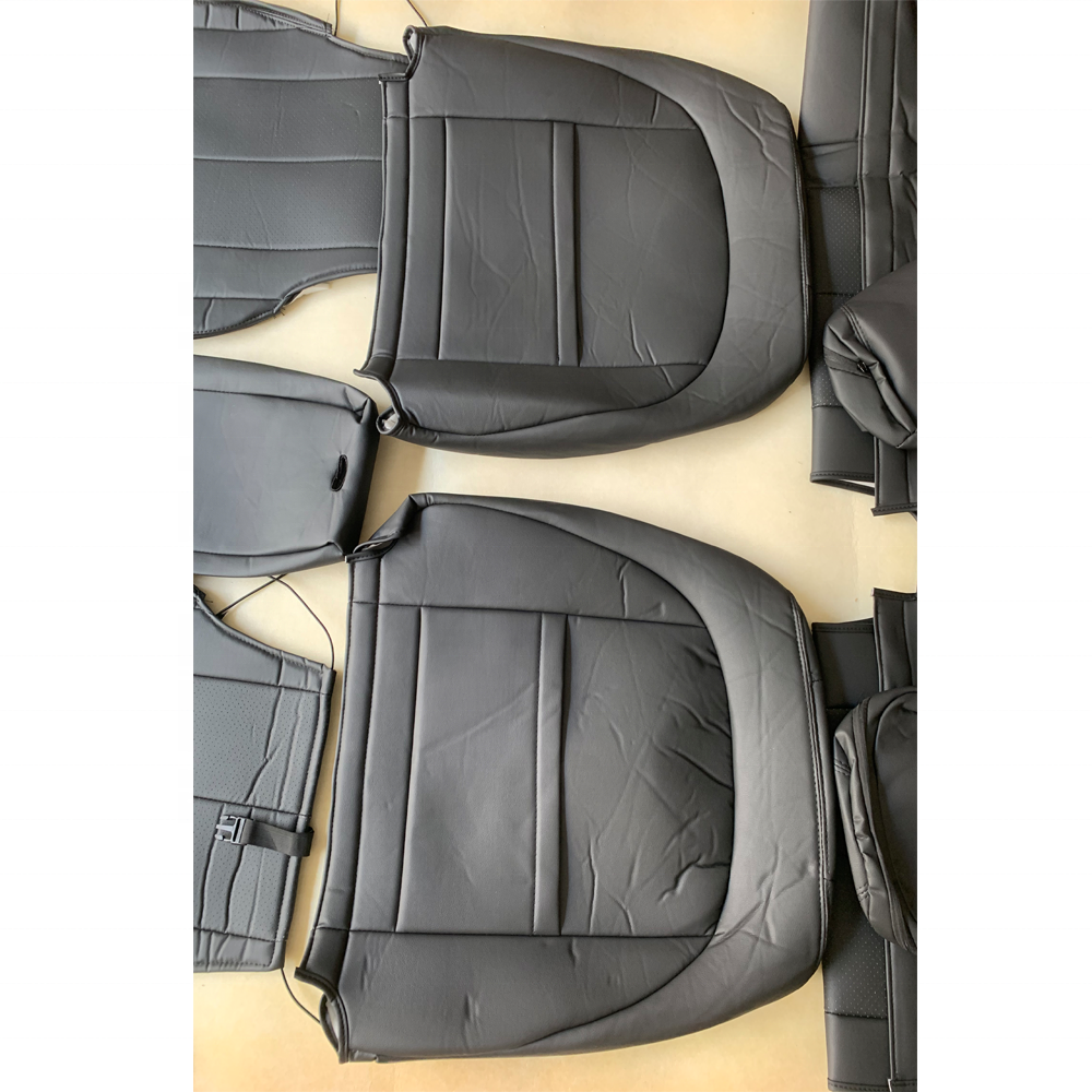 For Nissan Car Seat Covers Leather Front Rear Full Set 5-Seat Protectors Cushion