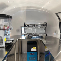 Nouveau Design Kiosque à Café Mobile Traiteur Camion Fast Food Remorque Alimentaire en Acier Inoxydable Équipement de Cuisine Complet