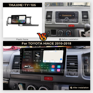 Chuyển hướng xe với GPS 1280*720 <span class=keywords><strong>10</strong></span> ''xách tay Android 12 Car <span class=keywords><strong>DVD</strong></span> đài phát thanh <span class=keywords><strong>Player</strong></span> cho Toyota Hiace 2010-2018 rhd màn hình cảm ứng - Product Image 2