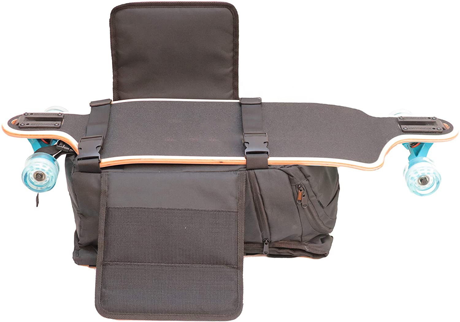 Longboard & Skateboard Carrier Backpack Bag with 17 Inches Laptop Holder -  Waterproof & Stylish for Outdoor Use