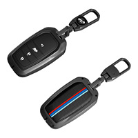 Funda y Cadena para Llaves de Toyota de Aleación de Zinc de Lujo, Resistente a Arañazos, Compatible con Venza, RAV4 Prime, Sienna, Land Cruiser 2021-2022