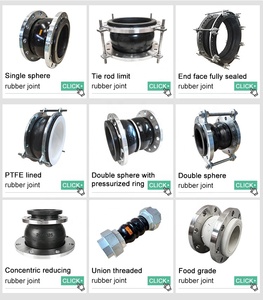 Ansi PN16 bù Carbon thép dưới EPDM mặt bích đơn hình cầu linh hoạt giunto di dilatazione trong khớp cao su gomma - Product Image 2