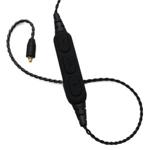 Cable de audio Bluetooth MMCX5.0 de repuesto para auriculares SE535 SE425 UE900, cable de cobre chapado en estaño negro - Product Image 5