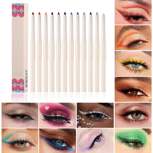 Etiqueta privada Gel Cream Texture Definer Eyeliner Pencil Hipoalergénico Anti Smudge Long Stay Eyeliner para mujeres - Product Image 4