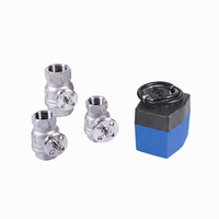 Vannes à boisseau sphérique motorisées Winvall Wra6320 220VAC en acier inoxydable SS304 316, actionnées électriquement, 2 voies, OEM