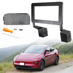 Soporte para Pantalla, Antirrobo, Extraíble, Ajustable en Altura, Soporte para Placa de Matrícula Delantera Compatible con Tesla Model Y - Product Image 1