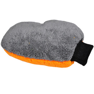 Gant de lavage de voiture Fulais en microfibre corail 24x20cm, taille pouce, pour le nettoyage des véhicules - Product Image 1