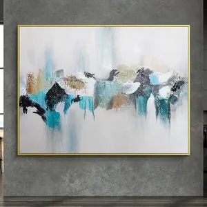 Abstract Paintings Paintings Art On Canvas Modern Abstract For Living Room Cheap 100% Handpainted Oil Painting