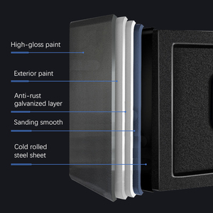 Xbt phòng khách sạn chống cháy an toàn Box Hot Bán kim loại thép với điện tử kỹ thuật số khóa an toàn cho khách sạn Cách sử dụng - Product Image 5