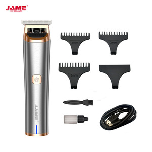 Cortadora de pelo Jame, 153x40,6x31,1mm, cuerpo de metal, hoja de acero inoxidable, 10W, recargable, para corte de pelo para hombres y mujeres - Product Image 1