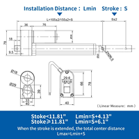 Actionneur linéaire silencieux 12V 24V pour volets motorisés et systèmes de contrôle des stores extérieurs