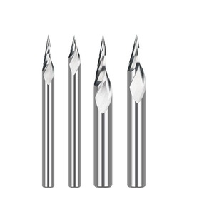 3.175mm máy tính phay cắt khắc CNC Lettering <span class=keywords><strong>Cutter</strong></span> cho nhôm Acrylic PVC - Product Image 4