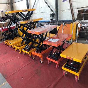 मैनुअल कैंची उठा मंच तालिका 500kg गाड़ी - Product Image 3