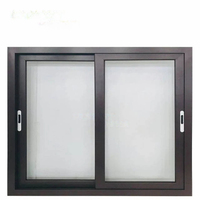 Fenêtres et portes en aluminium pour maisons, grand puits de lumière coulissant avec verre blindé, auvent en aluminium, fenêtre à double vitrage