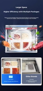 เครื่องซีลถุงสูญญากาศแบบห้องเดียวสำหรับอาหารเปียก อาหารแห้ง เนื้อสัตว์ อาหารทะเล - Product Image 2