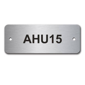 Placa de Identificación de Aluminio Metálico Cepillado Personalizada, Placas de Latón para Grabado con Adhesivo 3M en la Parte Posterior - Product Image 4
